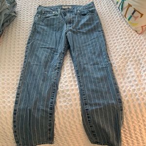 Madewell perfect vintage crop in striped